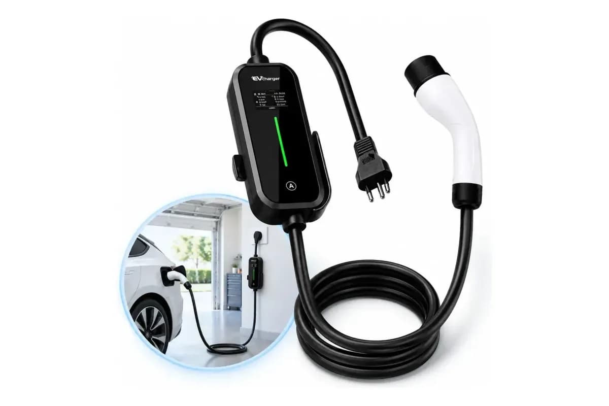 Carregador portátil 3,5 kW 16 A Tipo 2 com conector Tipo 2 (foto do anúncio)