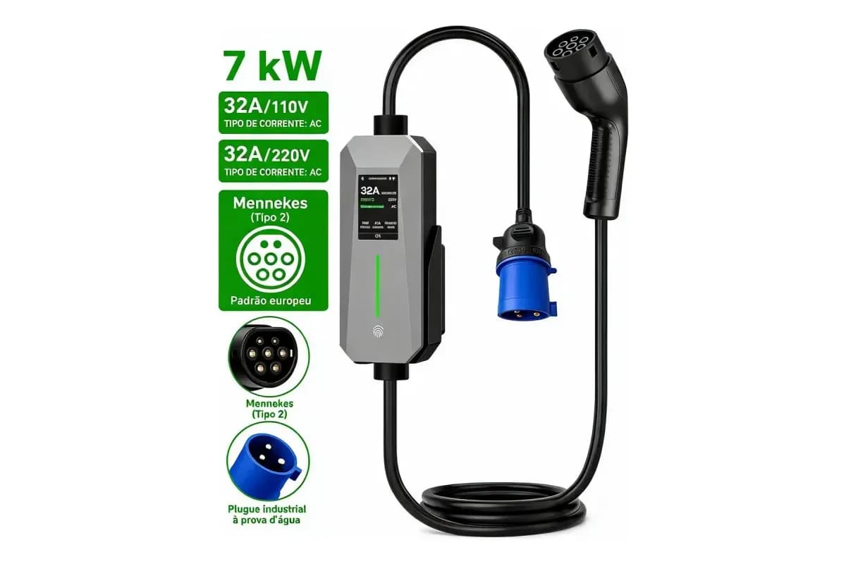 Wallbox Power Wallbox Tipo 2 7 kW 32 A com conector Tipo 2 (foto do anúncio)