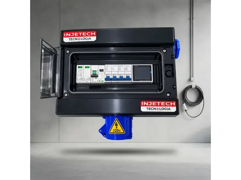 Quadro Injetech preto 7 kW