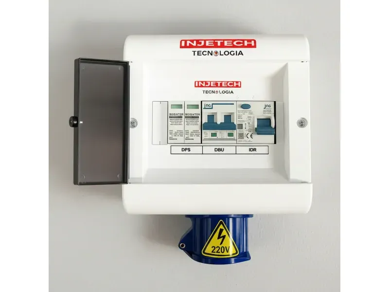 Quadro Injetech com tomada 2P+T 32 A