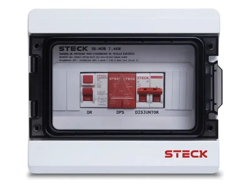 Quadro de proteção Steck Mobi para carregador veicular 7,5 kW