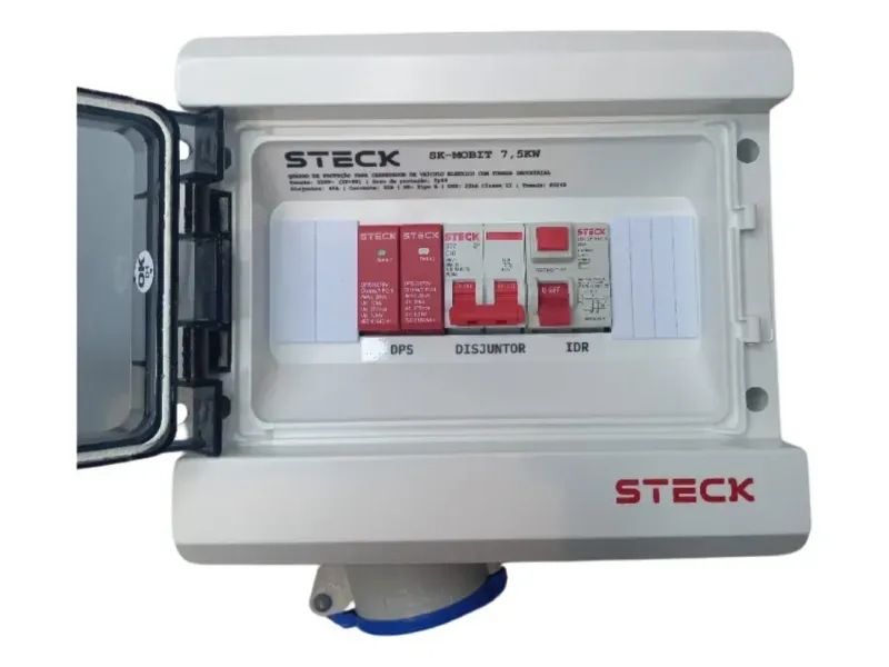 Quadro Steck SK-MOBIT com tomada industrial